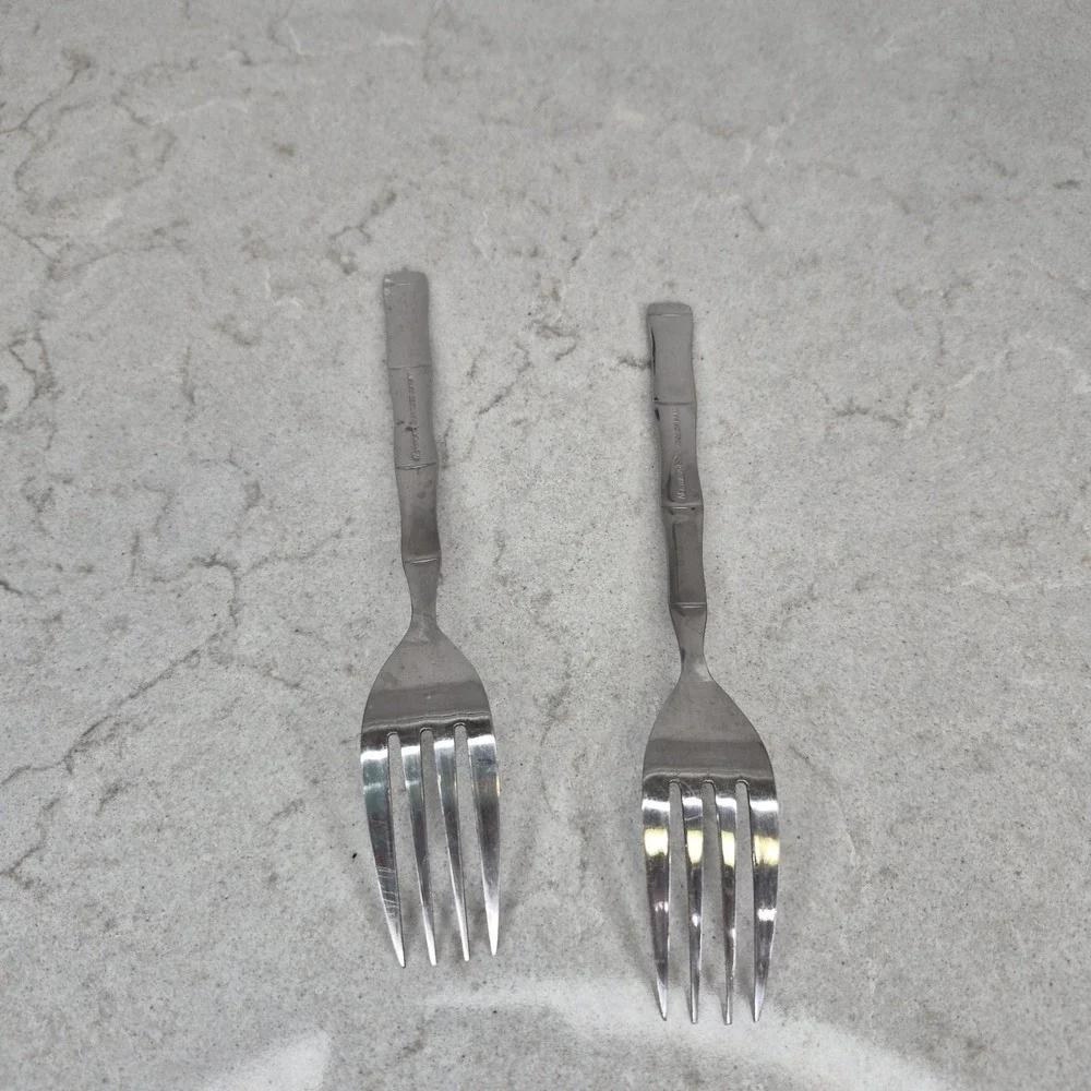Northland Stainless Steel Bamboo 2 Forks‎